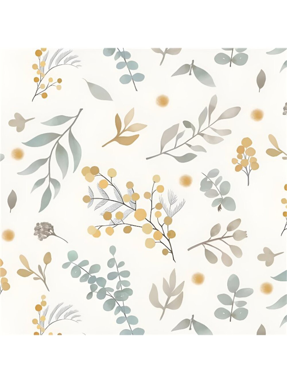 15.3''x118'' Floral Wallpaper Peel and Stick Wallpaper Self Adhesive Wallpaper